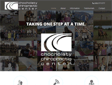 Tablet Screenshot of chocholatychiropractic.com